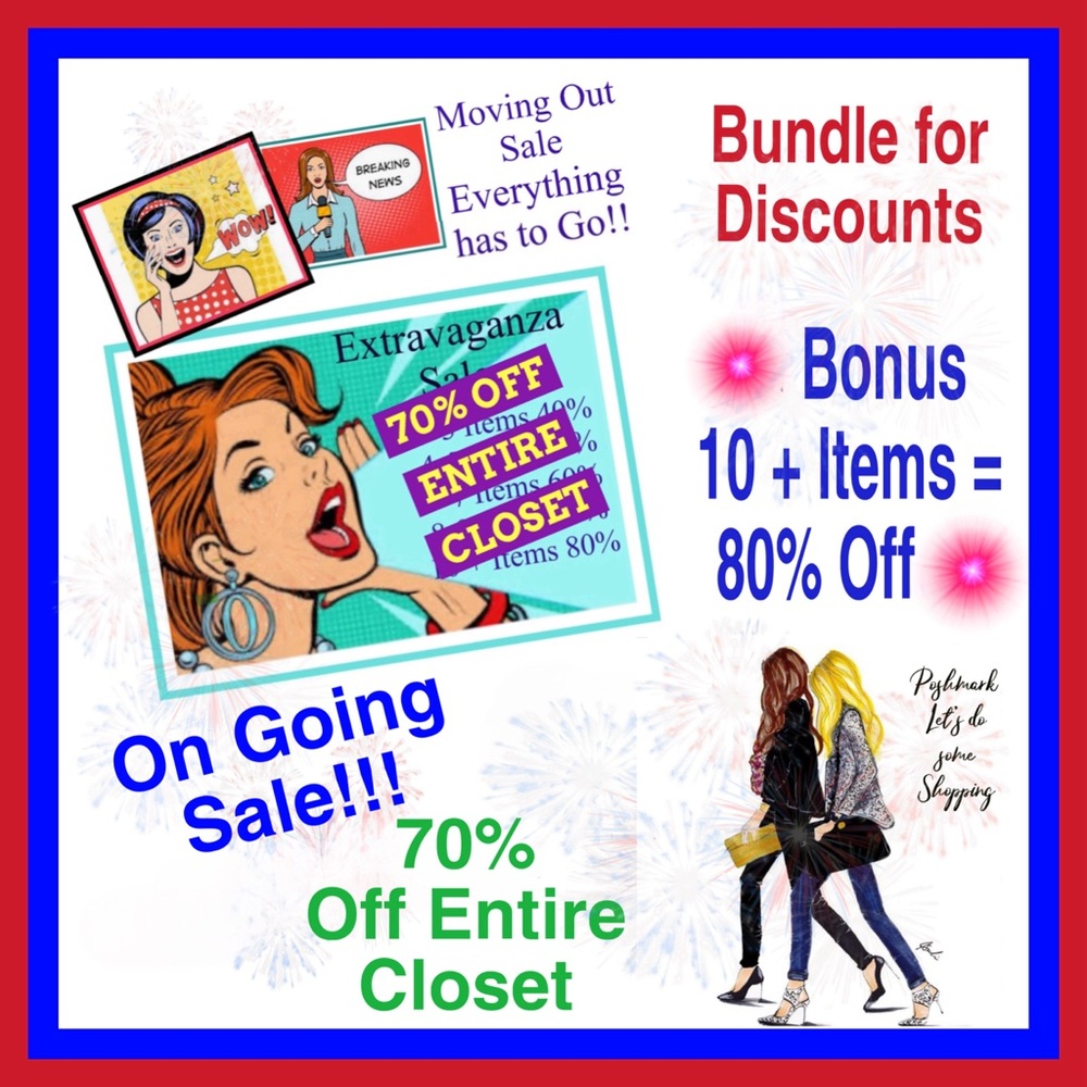 🔊MOVING OUT SALE, EVERYTHING MUST GO🔊 70-80% OFF🎉 BUNDLE FOR DISCOUNTS💖